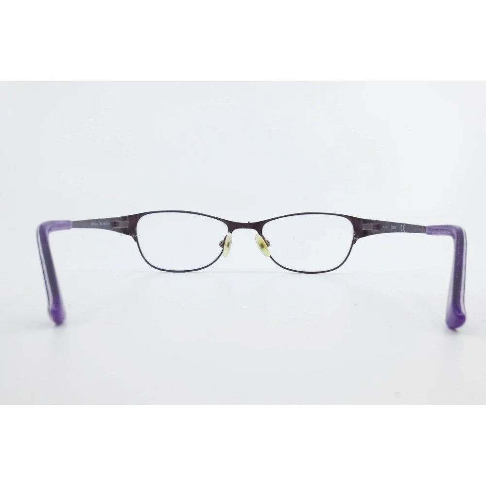 Guess GU9139-B 082 Purple Rectangular Metal Eyeglass Frames 49-17-130